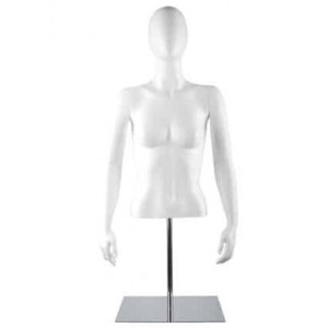 Buste Femme avec tête et bras et base incluse - Hauteur 60 cm
Largeur épaule à épaule 45 cm