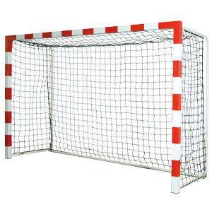 But de handball mobile de compétition - But de 3,0 m x 2,0 m, acier plastifié rouge et blanc