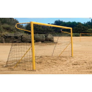 Buts de beach soccer aluminium - Aluminium - Dimensions : 5,50 x 2,20 m - Compétition