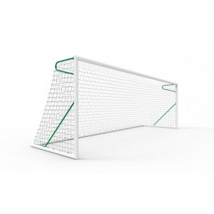 Buts de football transportables - 8 ou 11 joueurs - Dimensions : 5 x 2 - 6 x 2,1 ou 7,32 x 2,44 m - Aluminium plastifié