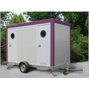 Cabine de chantier avec toilette - Isolation 45 mm