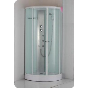Cabine de douche complète - Dimensions (cm) : 90 x 90 x 215