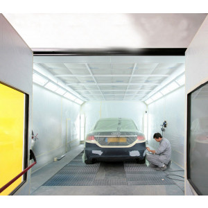 Cabine de peinture pour véhicule léger - Energie - 50 %   -  Niveau sonore - 50 %