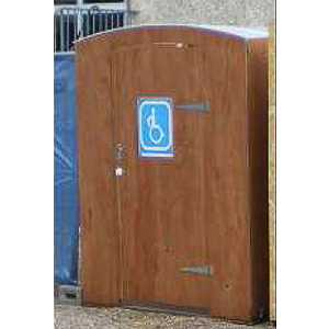 Cabine de toilettes sèches PMR - Ne nécessite pas de rampe d’accès