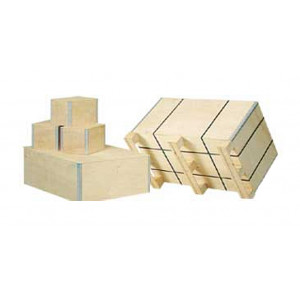 Caisse bois Pliante - Dimension (Lxlxh) cm : de 29 x 24 x 19 à 78 x 58 x 58