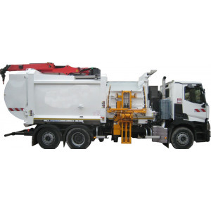 Camion benne à ordures ménagères - Capacité de 1 T à 7 m
