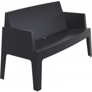 Canapé sofa modèle box en polypropylène - Hauteur d’assise : 43 cm - Polypropylène – 3 Coloris
