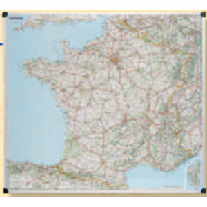 Carte murale routière France Michelin - Dimensions (H x l)  : 103 x 113 cm