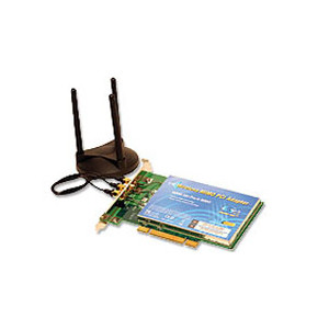 Carte Réseau sans fil - Réseau sans fil WiFi Mimo Pré N - Carte PCI 32bits