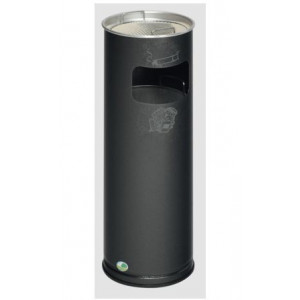 Cendrier poubelle en acier - Capacité : 16,7 L - Dimensions : H.660 x Ø 320 mm - 6 coloris disponibles