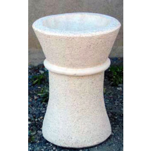Cendrier public pierre - Dimensions (Lxlxh) : 275 x 400 x 700 mm