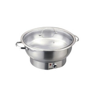 Chafing dish à chauffe électrique - Diamètre du récipient intérieur : 300 mm