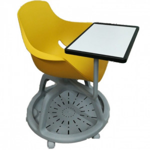 Chaise avec tablette écritoire rotative - Rotative à 360°