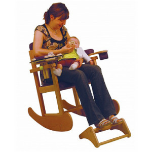Chaise bascule pour allaiter - Hauteur d’assise : 44 cm