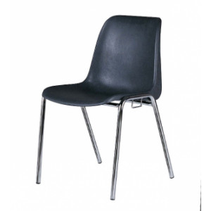 Chaise coque polypropylène - Hauteur d'assise : 440 mm