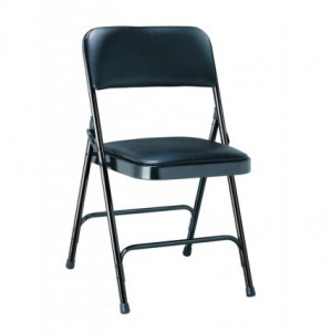 Chaise de bureau pliable empilable - Hauteur d'assise : 460 mm
