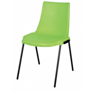 Chaise en polypropylène recyclable - Hauteur d'assise : 474 mm