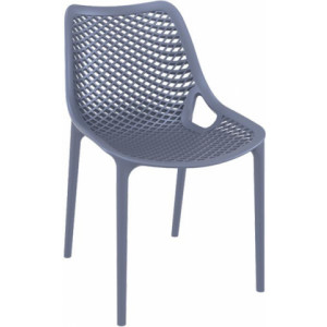 Chaise empilable modèle AIR en  polypropylène - Hauteur d'assise : 44 cm - Polypropylène - Empilable 
