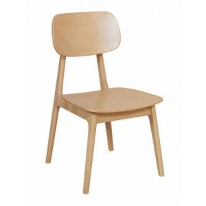 Chaise en bois pour restaurant  - Hauteur d'assise : 47 cm - Bois de hêtre - Finition 