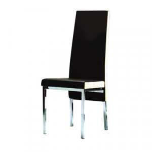 Chaise en plastique pour restaurant - Structure en acier et bois