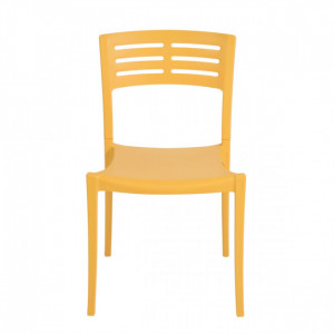 Chaise pour terrasse extérieure - Matière du revêtement : Polymère thermoplastique