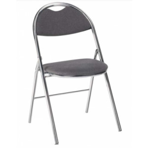 Chaise pliante en tissu anti-feu - Hauteur d'assise : 480 mm
