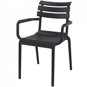 Chaise pour terrasse empilable modèle Paris - Hauteur d'assise: 47 cm - Polypropylène – 6 coloris disponibles