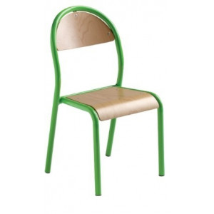 Chaise pour maternelle en bois - Hauteur assise : 26 - 31 - 35  cm - Taille : 1 à 3