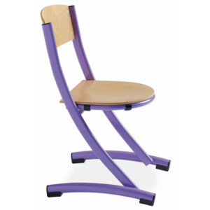 Chaise scolaire bois taille 3 ou 6 - Hauteurs d'assise : 35 et 46 cm