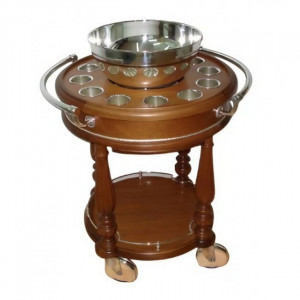 https://www.techni-contact.com/ressources/images/produits/merchandising/chariot-a-champagne-corot-avec-vasque-et-portes-flutes-argente-o-71-x-h98-cm-72441267-1.jpg - ø 71 x H.98 cm - Surface utile : Ø 62 cm - Couleur : Chêne moyen