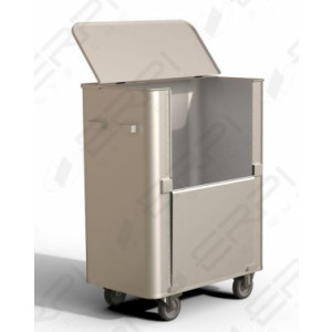 Chariot aluminium à déchets - Charge utile : 450 et 550 kg