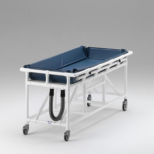 Chariot de douche médical  - Charge maximale 150kg - Largeur d'épaule 53 cm - 4 roulettes Ø 100mm