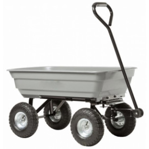 Chariot de jardinage manuel - Charge utile 150 kg - Capacité : 75 L