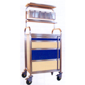 Chariot medical spécialisé - Hauteur (mm) : 1005