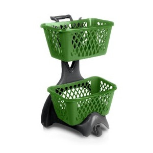 Chariot porte panier recyclable - Produit 100 % recyclable