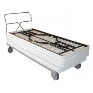 Chariot porte table rectangulaire - Charge : 450 kg