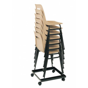Chariot pour des chaises empilables - Cadre en cornière acier