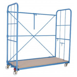 Chariot pour meubles - Capacité de Charge : 600 kg – Pliable -  Bleu RAL 5012