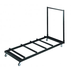 Chariot pour tables 400 kg - Structure en acier - Capacité : 10 tables