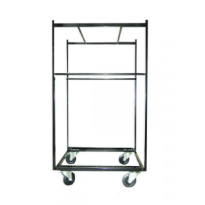 Chariot transport table allongeable - Dimensions (L x I x H): 90 x 120 x 183 cm