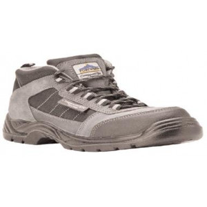 Chaussures de sécurité basses type basket - Matière : Cuir suédine - Pointure : 37 à 47