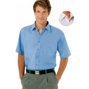 Chemise homme popeline manches courtes - Chemise personnalisée manches courtes homme