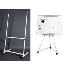 Chevalet tableau blanc magnétique - Pour tableau jusqu’au format 100 x 150 cm