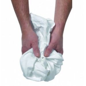 Chiffon essuyage sans couture serviette blanche - Excellente capacité d'absorption