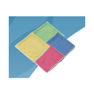 Chiffon microfibre pour nettoyage - Microfibre en polyester (80%) et polyamide (20%)