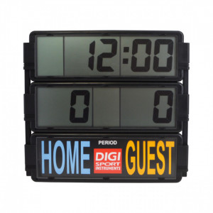 Chronomètre afficheur de score 2 écrans - Score maximum : 199 - Dimensions : 50 x 56 x 6.5 cm