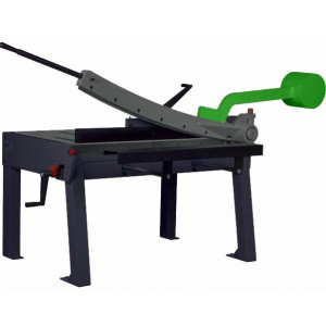 Cisaille manuelle à balancier pour atelier - Capacité de coupe des tôles : 1000 x 1,6 mm