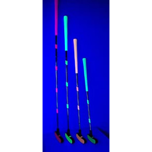 Club - Putter de mini golf blacklight - 4 tailles disponibles : 60 - 75 - 89 ou 99 cm
