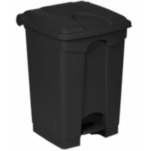 Collecteur de poubelle avec pédale en plastique  45 L - Capacité : 45 litres