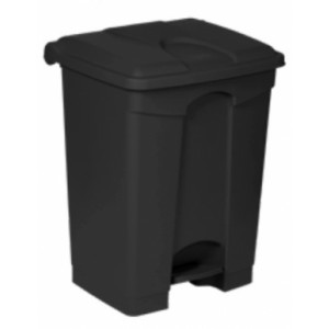 Collecteur de poubelle avec pédale en plastique  70 L - Capacité : 70 litres